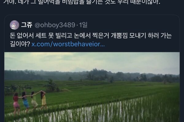 The latest Twitter frenzy: the “attack on Korea” and “rice” war 🍵