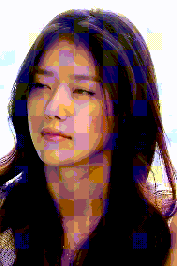 A close-up of Chae Jung-an's expressive eyes and the subtle makeup that defined her character.