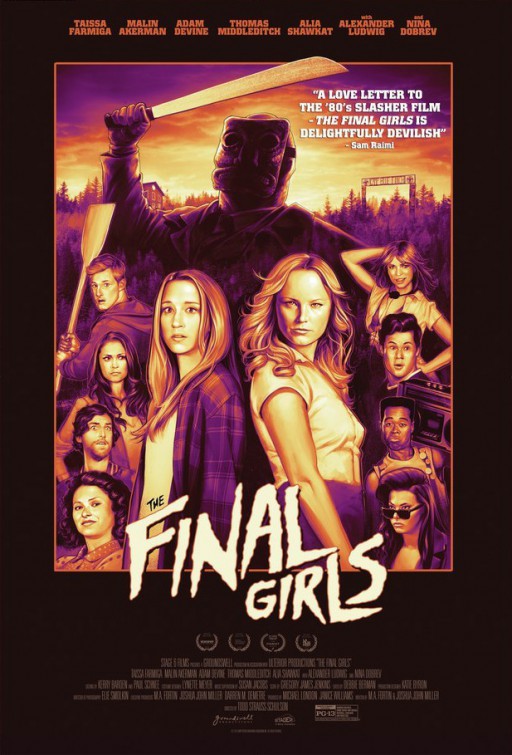 Max Cartwright y su madre Amanda Cartwright en una emotiva escena de 'The Final Girls'
