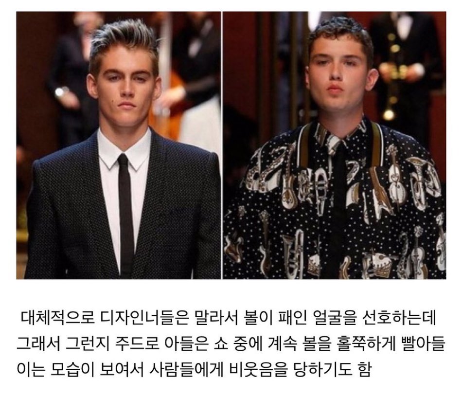 Rafferty Law posing for a magazine editorial showing his profile