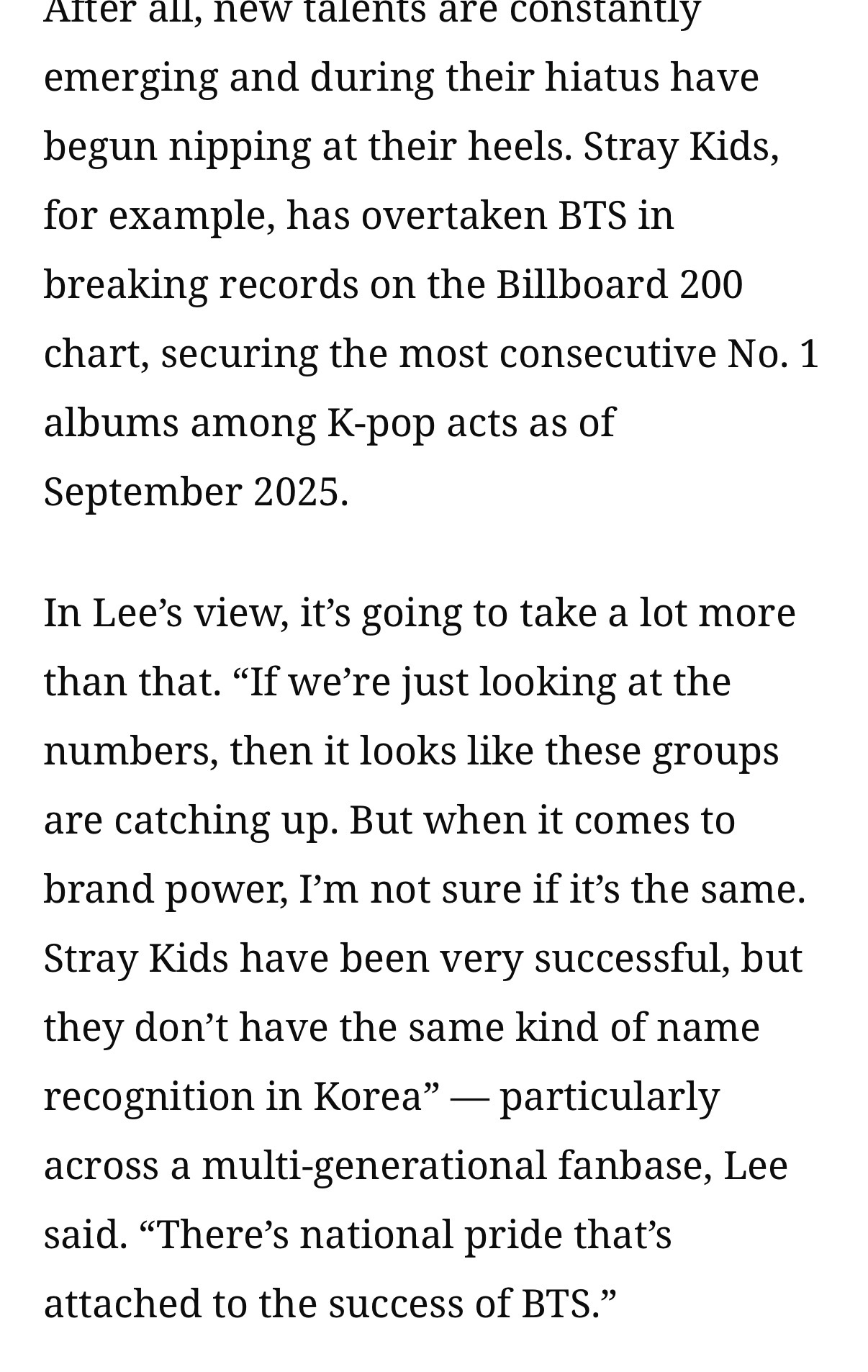 A close-up of the stage production and lighting during the BTS record-breaking Seoul concert.