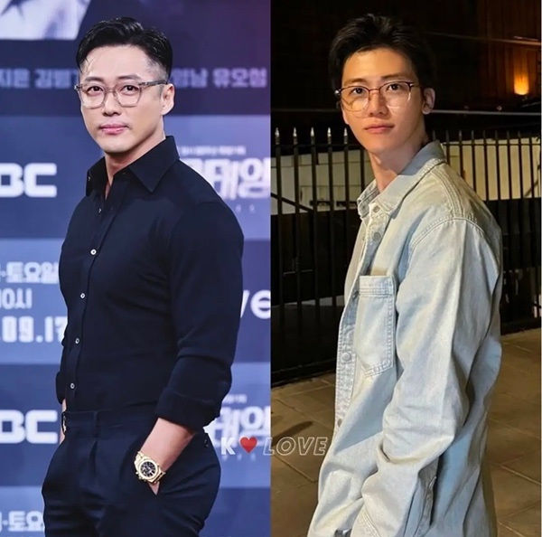 Namgoong Min and NCT Jaemin appearing together on the KODE YouTube channel teaser screenshot showing their contrasting vibes.