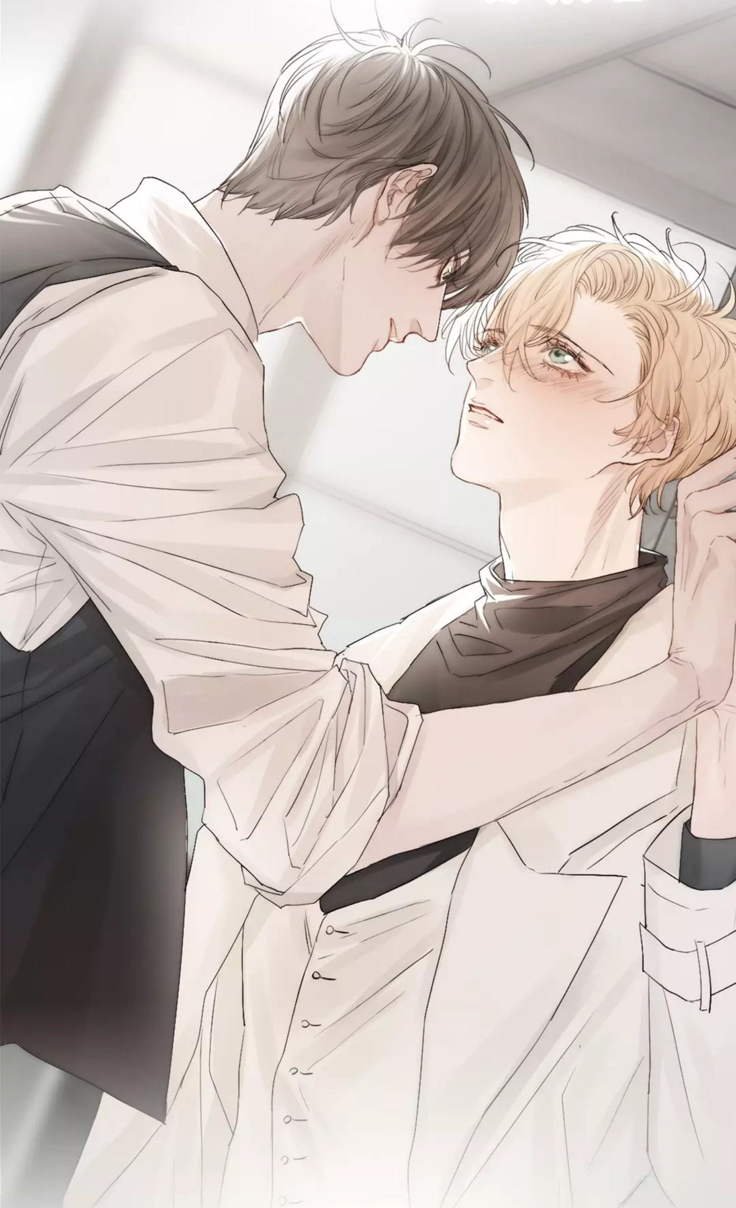 中国と日本のBLにおける美形キャラクターの比較画像