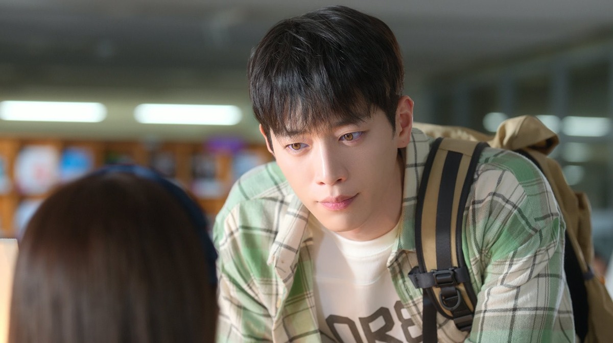 Close-up of Seo Kang-joon with an intense, thoughtful expression