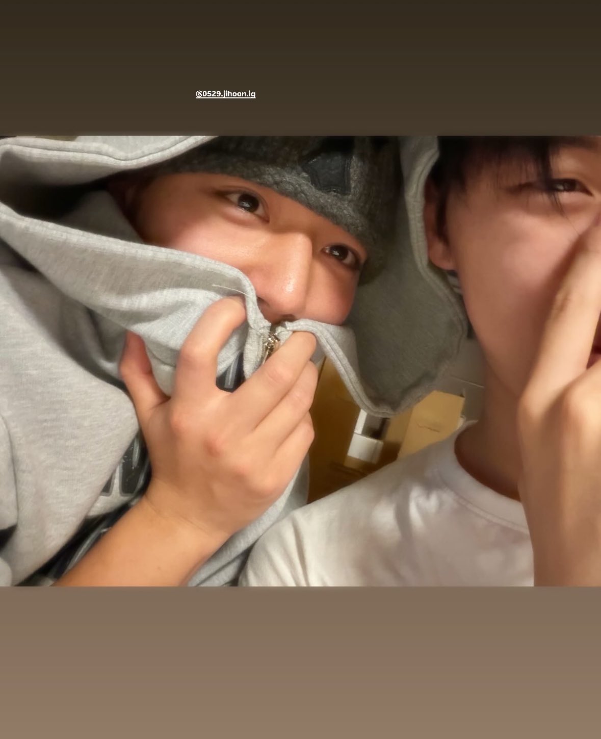 Choi Hyun-wook and Park Ji-hoon looking cool in a new Instagram story update