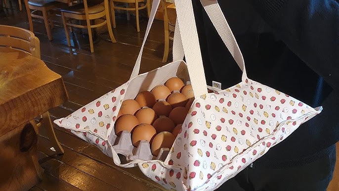 Vista interior de la Egg Carton Bag terminada