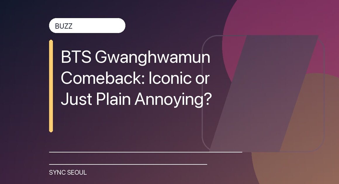 BTS in Gwanghwamun: National Pride or Chaos in Seoul?
