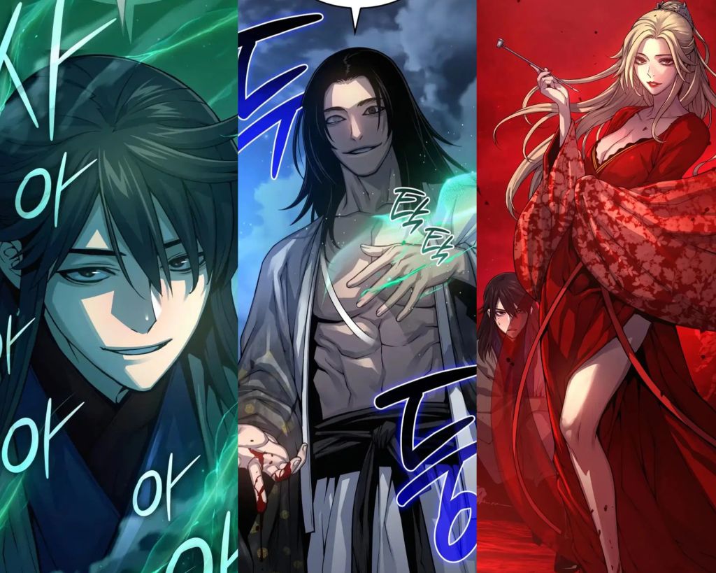 常務（サンナムジャ）の鋭い眼差しを見せる主人公。オフィスドラマらしい緊張感が漂う。