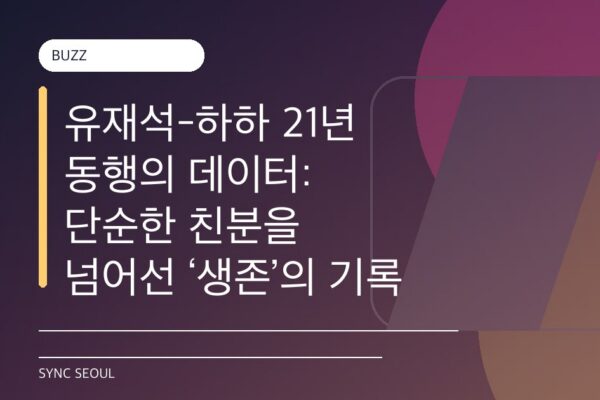 유재석과 하하의 21년간의 파트너십을 숫자로 해설: 왜 ‘독특한’인가?